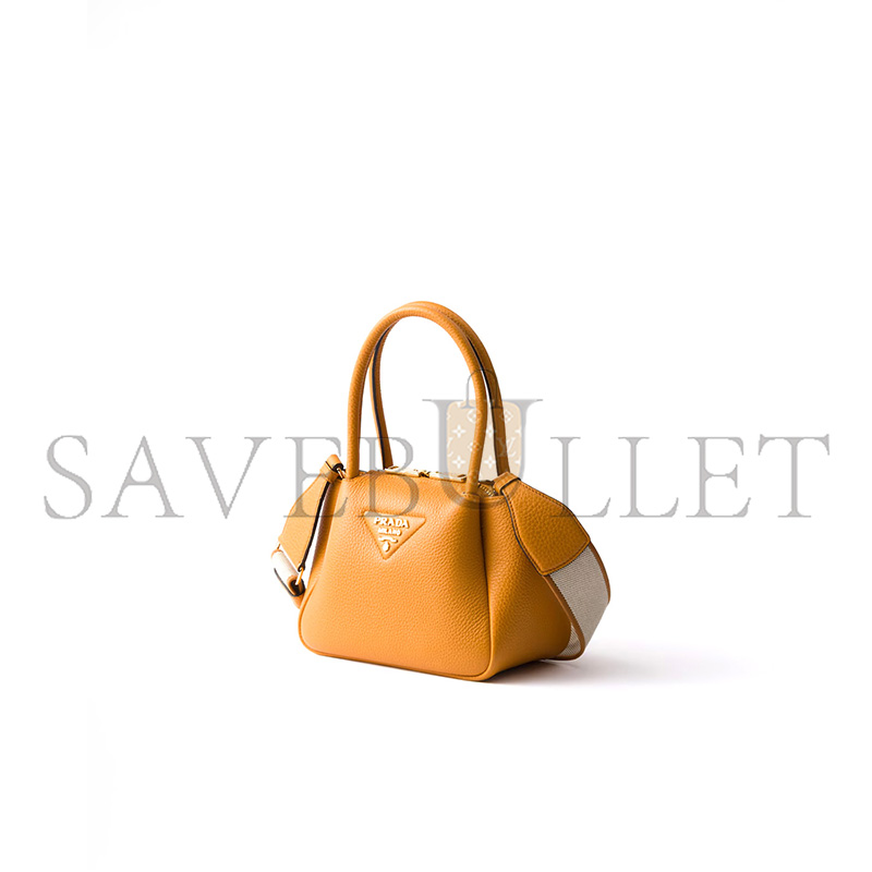 PRADA LEATHER MINI HANDBAG 1BA362 (19.5*18*9cm) PRADA LEATHER MINI HANDBAG 1BA362 (19.5*18*9cm)